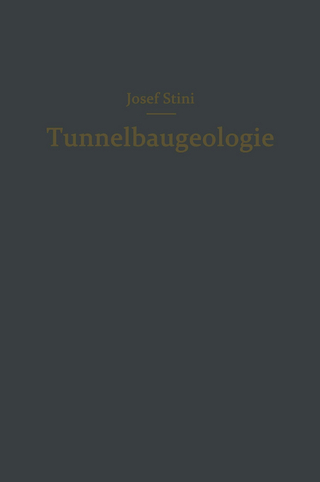 Tunnelbaugeologie - Josef Stini