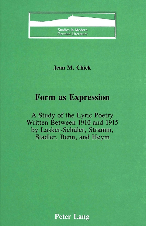 Form as Expression - Jean M Chick