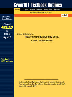 Studyguide for How Humans Evolved by Silk, Boyd &, ISBN 9780393978544 -  Boyd & &amp Silk;  Silk,  Cram101 Textbook Reviews