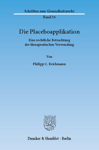 Die Placeboapplikation. - Philipp C. Reichmann