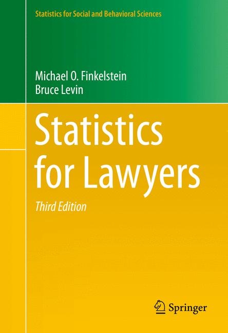 Statistics for Lawyers -  Michael O. Finkelstein,  Bruce Levin