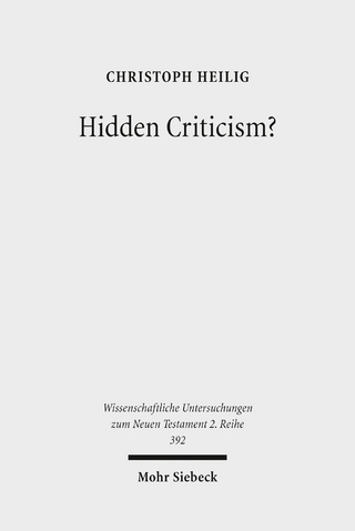 Hidden Criticism? - Christoph Heilig