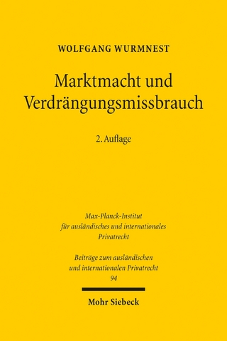 Marktmacht und Verdrängungsmissbrauch - Wolfgang Wurmnest