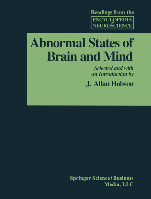 Abnormal States of Brain and Mind -  ADELMAN,  Hobson