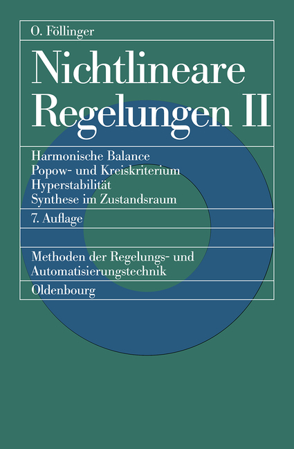 Nichtlineare Regelungen 2 - Otto Föllinger