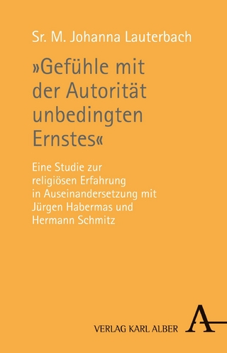 'Gefühle mit der Autorität unbedingten Ernstes' - Sr. M. Johanna Lauterbach
