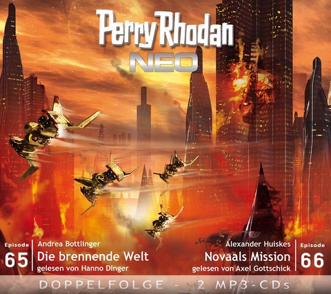 Perry Rhodan NEO MP3 Doppel-CD Folgen 65 + 66 - Andrea Bottlinger, Alexander Huiskes