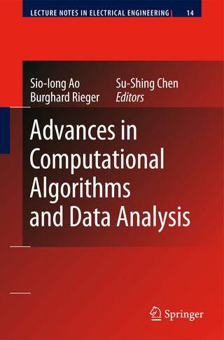 Advances in Computational Algorithms and Data Analysis - Sio-Iong Ao; Burghard B. Rieger; Su-shing Chen