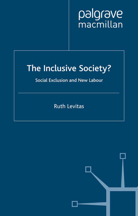 The Inclusive Society? - Ruth Levitas