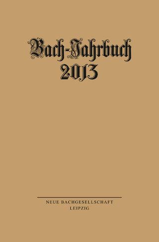 Bach-Jahrbuch 2013 - Peter Wollny