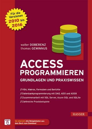 Access programmieren - Walter Doberenz; Thomas Gewinnus