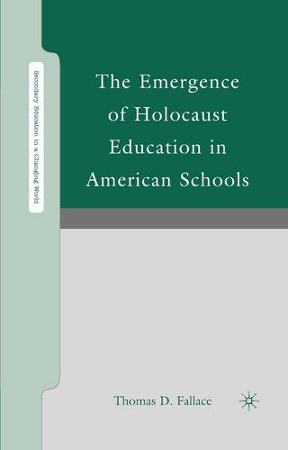 The Emergence of Holocaust Education in American Schools - T. Fallace