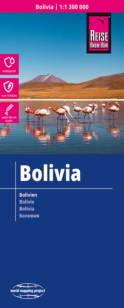 Reise Know-How Landkarte Bolivien / Bolivia (1:1.300.000) - Reise Know-How Verlag Peter Rump