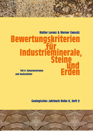 Bewertungskriterien für Industrieminerale, Steine und Erden / Naturwerksteine und Dachschiefer - Walter Lorenz; Werner Gwosdz