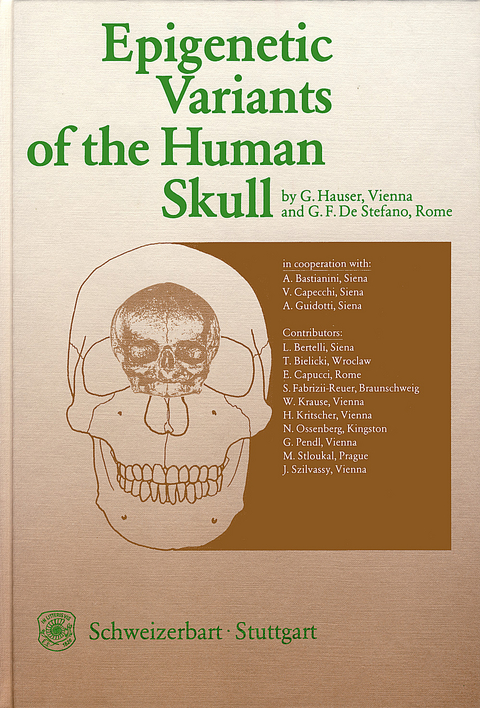 Epigenetic Variants of the Human Skull - G Hauser, G F DeStefano