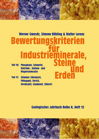 Bewertungskriterien für Industrieminerale, Steine und Erden - Werner Gwosdz; Simone Röhling; Walter Lorenz