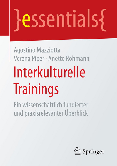 Interkulturelle Trainings - Agostino Mazziotta, Verena Piper, Anette Rohmann
