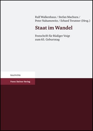 Staat im Wandel - Ralf Walkenhaus; Stefan Machura; Peter Nahamowitz; Erhard Treutner