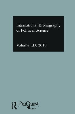 IBSS: Political Science: 2010 Vol.59 - The British Library of Political and Economic Science