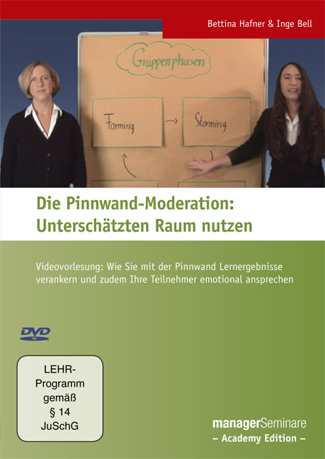 Die Pinnwand-Moderation: Unterschätzten Raum nutzen - Bettina Hafner, Inge Bell