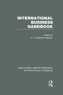 International Business Handbook - V H Kirpalani