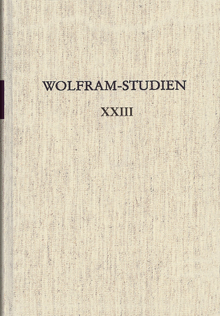 Wolfram-Studien XXIII - Klaus Ridder; Susanne Köbele; Eckart Conrad Lutz