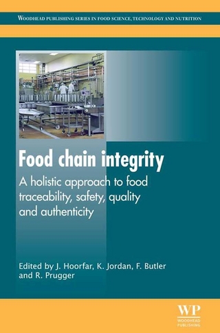 Food Chain Integrity - F Butler; Jeffrey Hoorfar; K Jordan; R Prugger