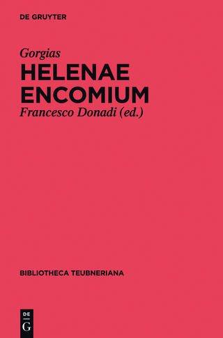 Helenae encomium - Gorgias; Francesco Donadi