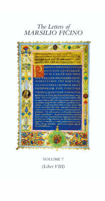 The Letters of Marsilio Ficino - Marsilio Ficino; Clement Salaman