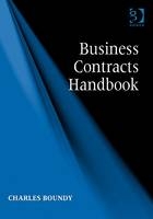 Business Contracts Handbook -  Charles Boundy