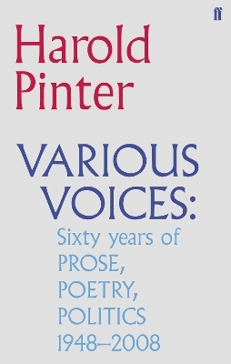 Various Voices - Harold Pinter