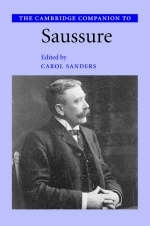 The Cambridge Companion to Saussure - Carol Sanders