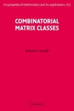 Combinatorial Matrix Classes - Richard A. Brualdi