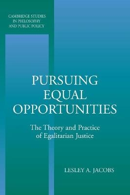 Pursuing Equal Opportunities - Lesley A. Jacobs