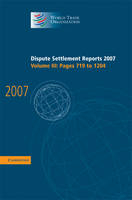 Dispute Settlement Reports 2007: Volume 3, Pages 719-1204 - World Trade Organization
