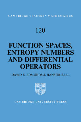 Function Spaces, Entropy Numbers, Differential Operators - D. E. Edmunds; H. Triebel