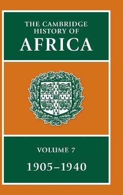 The Cambridge History of Africa - A. D. Roberts