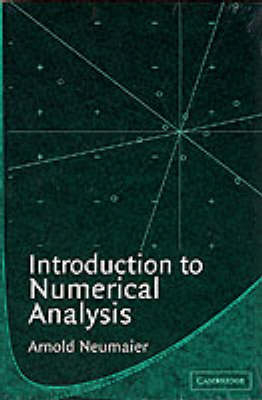 Introduction to Numerical Analysis - Arnold Neumaier
