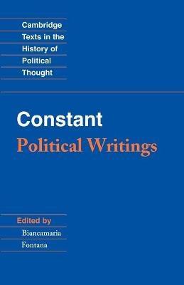 Constant: Political Writings - Benjamin Constant