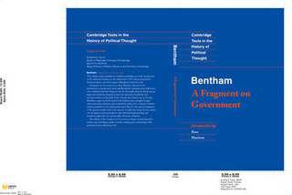 Bentham: A Fragment on Government - Jeremy Bentham; Ross Harrison