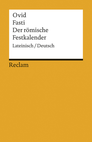 Fasti / Der römische Festkalender - Ovid; Gerhard Binder