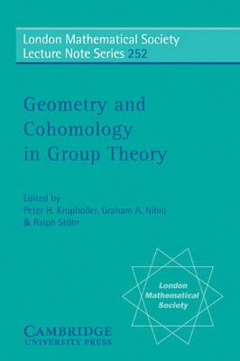 Geometry and Cohomology in Group Theory - Peter H. Kropholler; Graham A. Niblo; Ralph Stöhr