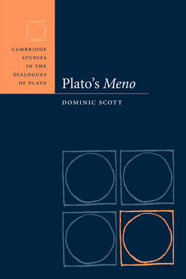 Plato's Meno - Dominic Scott