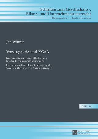 Vorzugsaktie und KGaA - Jan Winzen