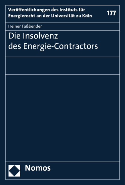 Die Insolvenz des Energie-Contractors - Heiner Faßbender