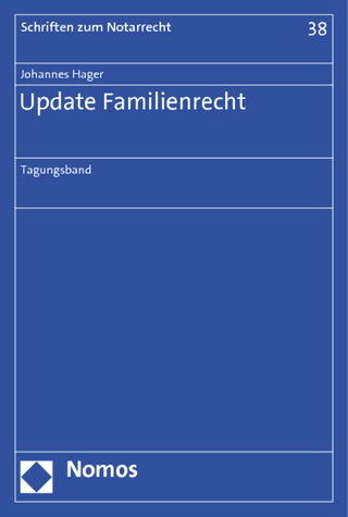 Update Familienrecht - Johannes Hager