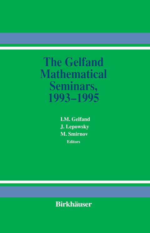 The Gelfand Mathematical Seminars, 1993–1995 - 
