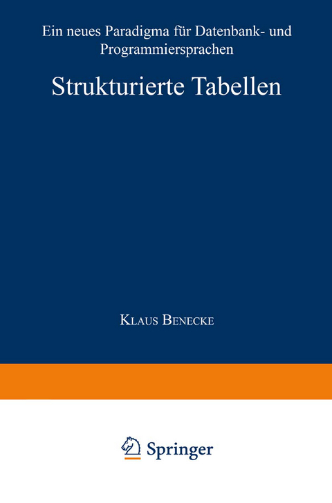 Strukturierte Tabellen - Klaus Benecke