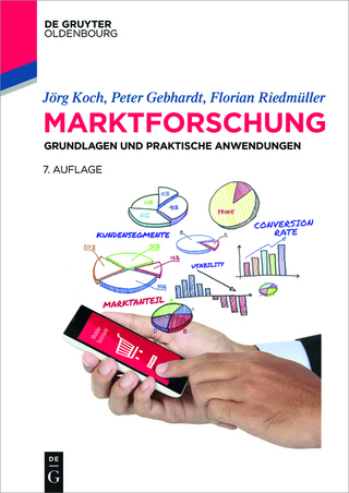 Marktforschung - Jörg Koch; Peter Gebhardt; Florian Riedmüller