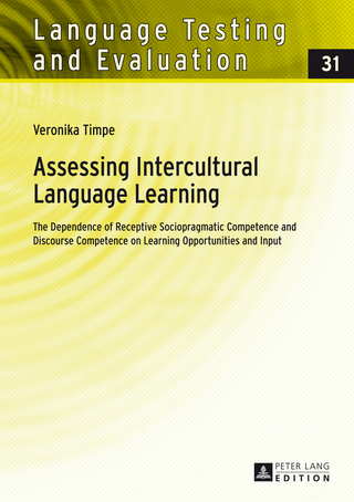 Assessing Intercultural Language Learning - Veronika Timpe
